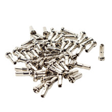 36Pcs Bike Spoke Nipples Caps Head End Tip for 14G Mountain Road Bicycles Silver