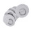 D-Shape Tie Down Plates for Small Gear and Cable Management Use Grey 1