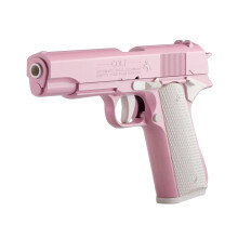 3D Print Play Guns Stress Reliever Toy Fidgets Guns Adult Pressure Relief 1911 pink white