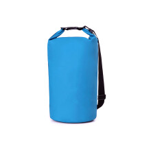 Strong Waterproof Bag PVC Roll Top Seal Shoulder Bag For Hiking Beach 5L to 30L 1 15L
