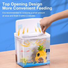UK Desk Fish Tank Plastic Clear Micro Landscape Desktop Aquarium For Goldfish