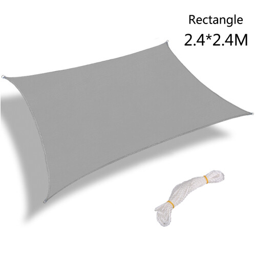 Wetterfestes Sonnensegel 2,5m Polyester Oxford