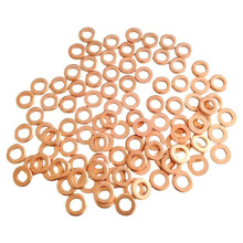 100PCS F00VP01009 Fuel Injector Copper Gasket for 07-20