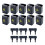 10pcs Extruder Heating Block Silicone Cover Sock and 6PCS Nozzle Brush for FLASHFORGE Creator 5/Creator 5 Pro 3D Printer 1