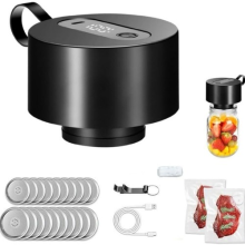 Electric Mason Jar Vacuum Sealer Cordless Wide Mouth Fermentation Storage Kit UK