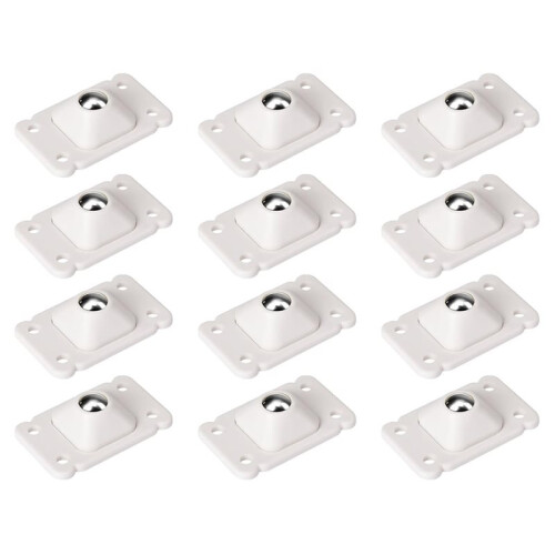 12pcs Self-Adhesive Casters, 360 Rotating  Universal Wheels, Scratch-Resistant Small Appliance Rollers and Sliders