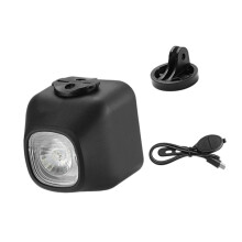 Evening cycling front lamp with quick mount and steady flash light 1