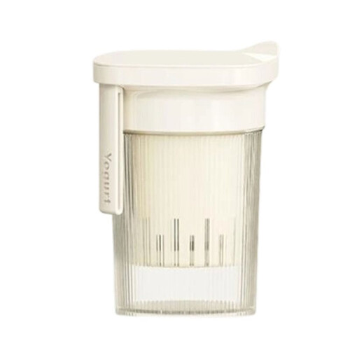 Yogurt Strainer Set, Multi Yoghurt Maker Strainer with Lid Filter Bag for Whey Separation, Kitchen Tool Yogurt-Press