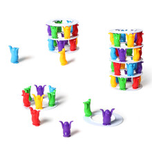 Tower Stacking Game Build Block Toppling Leaning Tower Toy Party Family Game