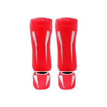 Martial Art Kicking Sparring Training Protections Guards, Kickboxing Shin Guard Red M
