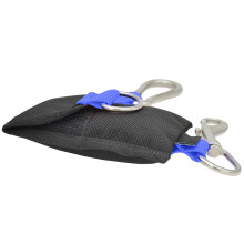 Nylon Webbing Water Diving Weight Belt with Quick Release Stainless Steel Buckle Blue