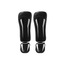 Foam Protections Leg Foot Protector for Martial Art Sparring Boxing Shin Guards Black L