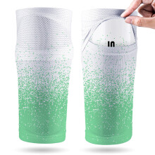 Shin Guard Sock Shin Guard Protective Sleeves for Kid Adult Fluorescent green L