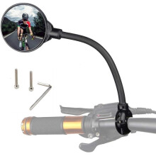 Bike Mirror Rotatable , Adjustable Wide Angle Rear View Shockproof Convex Mirror Universal for Bike Bicycle Accessories