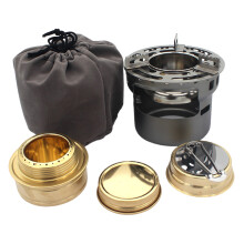Portable Alcohols Stove Picnics Furnaces for Outdoor Camp Hiking Backpacking Grey