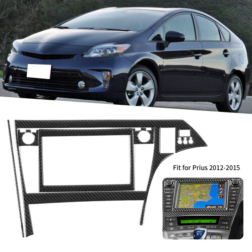 Kohlefaser Deko-Leisten Navigationsdisplay Prius 2