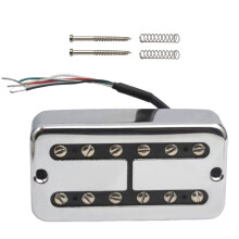 Professional Guitar Neck Pickup Humbucker Neck Pickup Electric Guitar Pickup Silver 52mm