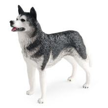 Plastic Dog Model Statue Ornament Dogs Model Figures for Adult Collectors A