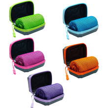 Hiking Sports Cooling Towel Set with 5 Towels and Carry Cases for Daily 5 piece set