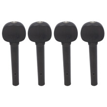 4Pcs Wood Ebony Violin Pegs Machine Head Universal Violin Shafts Handle 14