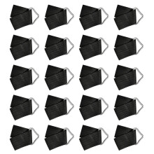 Garden Trampolines Repair Band with Three-Sided Metal Triangles Buckles for Care 20 pieces