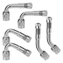 6-Pack Valve Stem Extenders, 45 Degree 90 Degree 135 Degree Schrader Tire Valve Extension Compatible