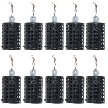 10Pcs Fishing Baits Cage Feeders Fishing Tackle Feeders Cage Easy to Use 20g