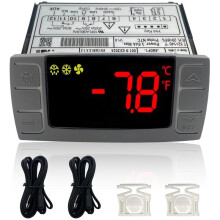 XR03CX-4N0F1 Temperature Controller with Sensor Probe Thermostat Controller Fit for Refrigerators/Freezer