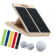 Wooden Board for Foot Placement, Leg Stretch and Daily Exercise
