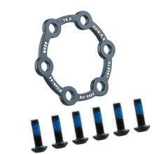 Aluminium Alloy Electric Scooter Brake Disc 6 Hole Brake Disc With 6 3mm with screws