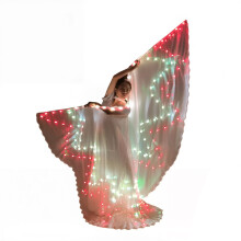 Light Up Belly Dance Cape Wing Costume Props For Cosplay Creative Stage Show