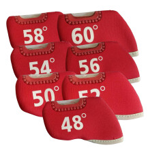 Golfs Club Cover Iron Headcover Golfs Club Head Cover Golfs Gifts for Men Women Red