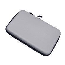 Portable Table Tennis Bag Waterproof Pingpong Paddle Storage Case Hard Cover Silver