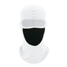 Bandana Face Mask Cycling Balaclavas Bandana Wind proof Neck Scarfs White