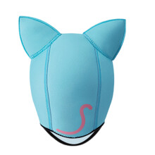 3mm Neoprene Diving Hat with Chin Strap, Cats Ears Wetsuit Hood Hat ocean cat