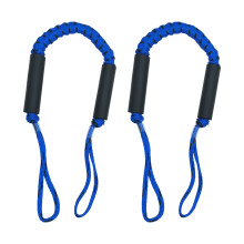 Berth Mooring Rope Set for Boats, 2 Pack Elastic Dock Lines for Tie-Up 4ft