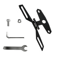 Motorcycle Metal Plate Light Bracket Hinged Tool for Rear End Hardware Repair small