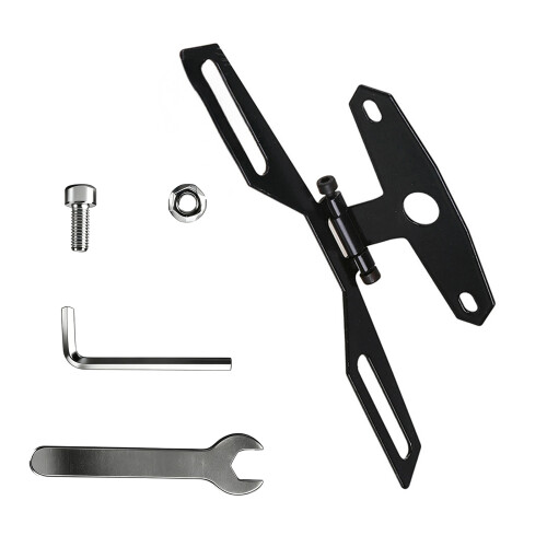 Motorcycle Metal Plate Light Bracket Hinged Tool for Rear End Hardware Repair small