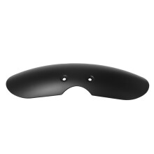 Retro Motorcycle Front Short Mudguard Plastic Panel for Daily Road Use Dark black