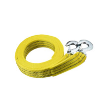 Car Pull Line 400 cm with 2 Metal Clasps for Temporary Towing Special for family s