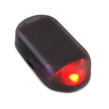 Universal Car Solar Energy Warning Light LED Flash Light Car Power Alarm Lamp Red