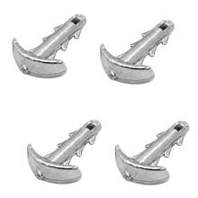 Anchors Shape SinkerBait Fishing Weights For Sea Urchin In Saltwater 3 16 oz 4Pcs