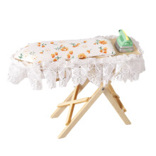 Miniature Dollhouses Furniture Ironing Board and Iron for 1/12 Scale Room Decors