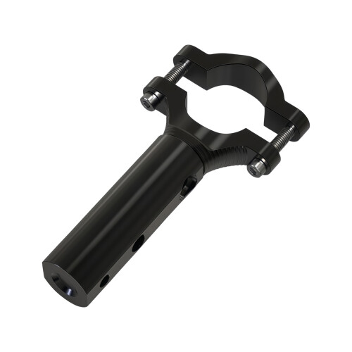 Motorcycle Spotlight Mount Bracket for 19-33 mm Handlebar Use Black