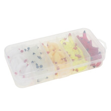 125Pcs Fishing Baits Lures Wackier Lures Trouts Worm Lures Worm Fishing Lures