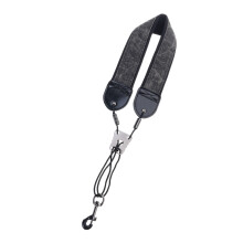 Saxophone Practical Neck Strap with Thick Padded Adjusted Buckle Firm Hook Denim color