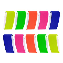 10Pcs Ski Strap Fasteners Adjust able Ski Wrap Tie Snowboard Strap Fixed Tape