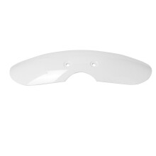 Curved Motorcycle Front Cover Panel Retro Mudguard for Style Updates White