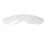 Curved Motorcycle Front Cover Panel Retro Mudguard for Style Updates White 1