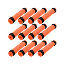 12 Piece Fishing Rod Sleeves with Side Openings for Dock Carry Orange1